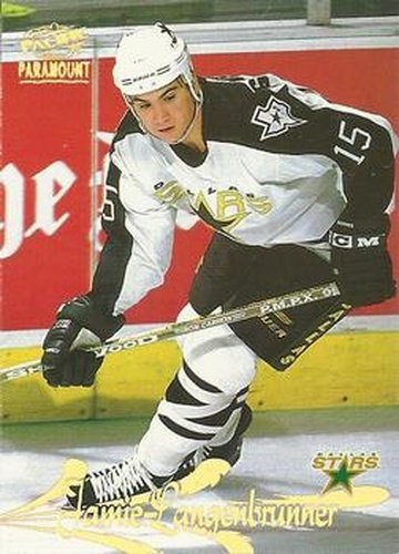 #58 Jamie Langenbrunner - Dallas Stars - 1997-98 Pacific Paramount Hockey