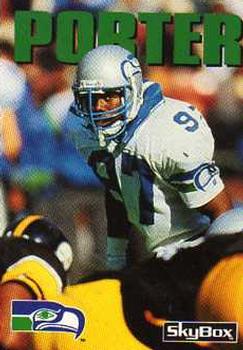 #58 Rufus Porter - Seattle Seahawks - 1992 SkyBox Impact Football