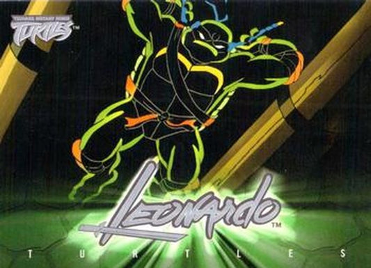 #58 Leonardo Turtle-ism: "It's a ninja thing." - 2003 Fleer Teenage Mutant Ninja Turtles