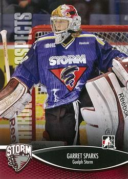 #58 Garret Sparks - Guelph Storm - 2012-13 In The Game Heroes and Prospects Hockey
