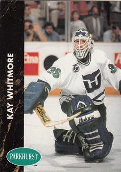 #58 Kay Whitmore - Hartford Whalers - 1991-92 Parkhurst Hockey