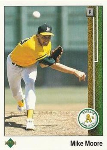 #758 Mike Moore - Oakland Athletics - 1989 Upper Deck Baseball