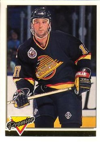 #58 Dixon Ward - Vancouver Canucks - 1993-94 O-Pee-Chee Premier Hockey - Gold