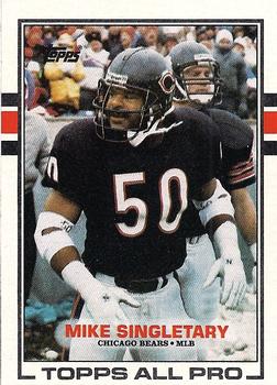 #58 Mike Singletary - Chicago Bears - 1989 Topps Football
