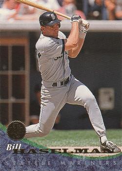 #58 Bill Haselman - Seattle Mariners - 1994 Leaf Baseball