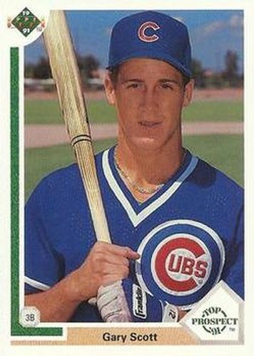#58 Gary Scott - Chicago Cubs - 1991 Upper Deck Baseball