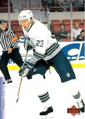 #58 Marek Malik - Hartford Whalers - 1995-96 Upper Deck Hockey