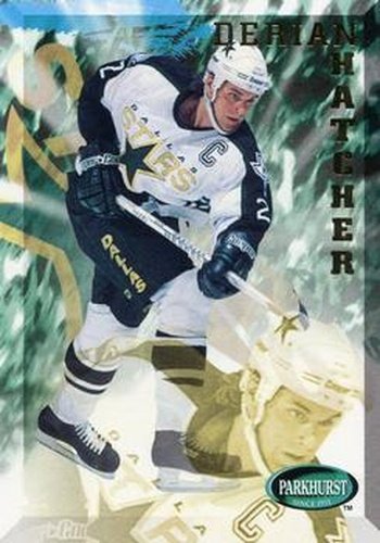 #58 Derian Hatcher - Dallas Stars - 1995-96 Parkhurst International Hockey