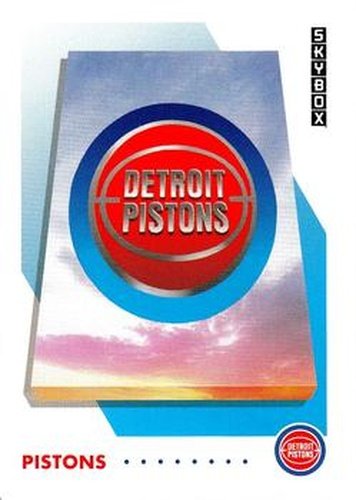 #358 Detroit Pistons Logo - Detroit Pistons - 1991-92 SkyBox Basketball