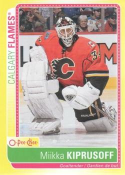 #S-MK Miikka Kiprusoff - Calgary Flames - 2013-14 O-Pee-Chee Hockey - Stickers