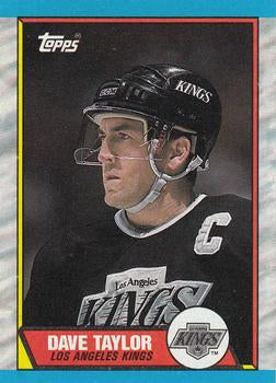 #58 Dave Taylor - Los Angeles Kings - 1989-90 Topps Hockey