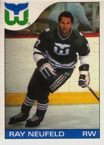 #58 Ray Neufeld - Hartford Whalers - 1985-86 O-Pee-Chee Hockey