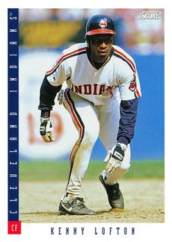 #58 Kenny Lofton - Cleveland Indians - 1993 Score Baseball