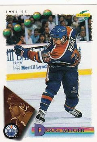 #58 Doug Weight - Edmonton Oilers - 1994-95 Score Hockey