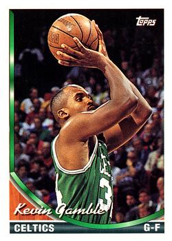 #58 Kevin Gamble - Boston Celtics - 1993-94 Topps Basketball