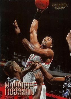 #58 Alonzo Mourning - Miami Heat - 1996-97 Fleer Basketball
