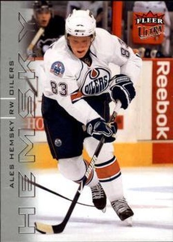 #58 Ales Hemsky - Edmonton Oilers - 2009-10 Ultra Hockey