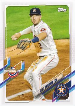 #58 Alex Bregman - Houston Astros - 2021 Topps Opening Day Baseball