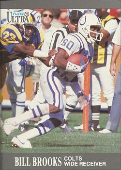 #58 Bill Brooks - Indianapolis Colts - 1991 Ultra Football
