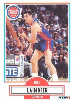 #58 Bill Laimbeer - Detroit Pistons - 1990-91 Fleer Basketball