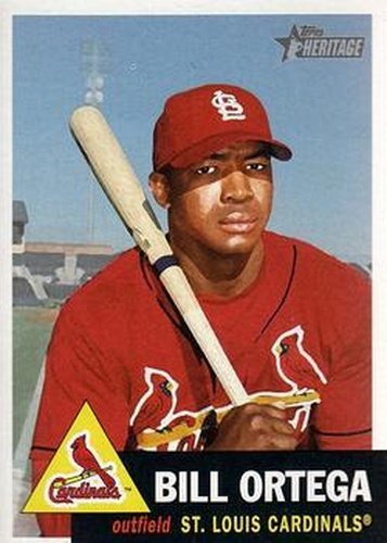 #58 Bill Ortega - St. Louis Cardinals - 2002 Topps Heritage Baseball