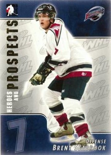 #58 Brent Seabrook - Lethbridge Hurricanes - 2004-05 In The Game Heroes and Prospects Hockey
