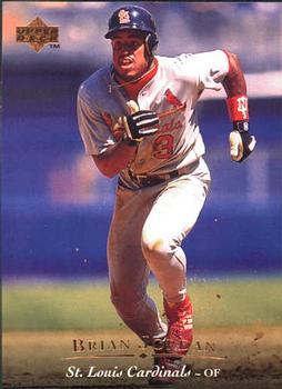 #58 Brian Jordan - St. Louis Cardinals - 1995 Upper Deck Baseball