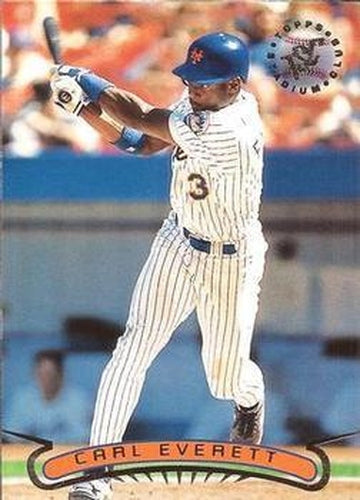 #58 Carl Everett - New York Mets - 1996 Stadium Club Baseball