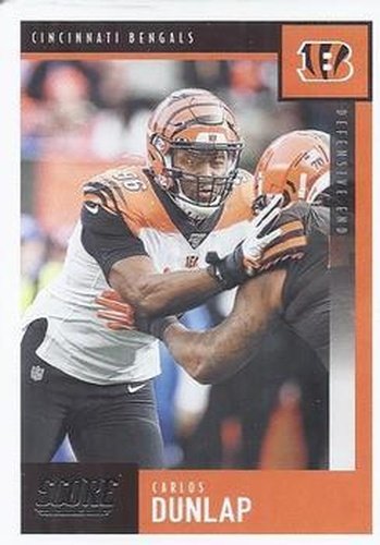 #58 Carlos Dunlap - Cincinnati Bengals - 2020 Score Football