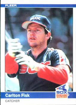 #58 Carlton Fisk - Chicago White Sox - 1984 Fleer Baseball