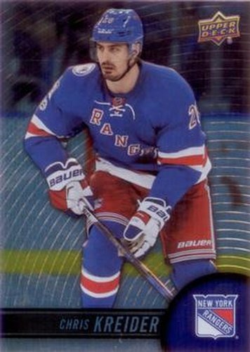 #58 Chris Kreider - New York Rangers - 2017-18 Upper Deck Tim Hortons Hockey