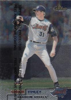 #58 Chuck Finley - Anaheim Angels - 1999 Finest Baseball