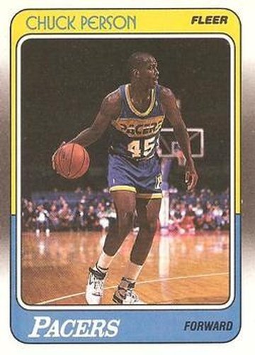 #58 Chuck Person - Indiana Pacers - 1988-89 Fleer Basketball