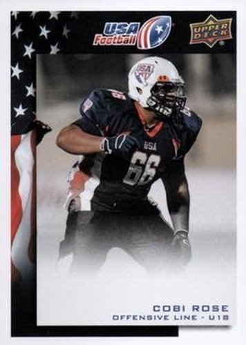 #58 Cobi Rose - USA - 2014 Upper Deck USA Football
