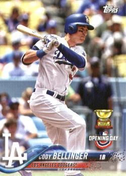 #58 Cody Bellinger - Los Angeles Dodgers - 2018 Topps Opening Day Baseball