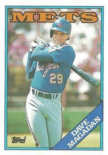 #58 Dave Magadan - New York Mets - 1988 Topps Baseball