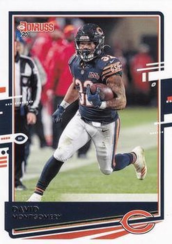 #58 David Montgomery - Chicago Bears - 2020 Donruss Football