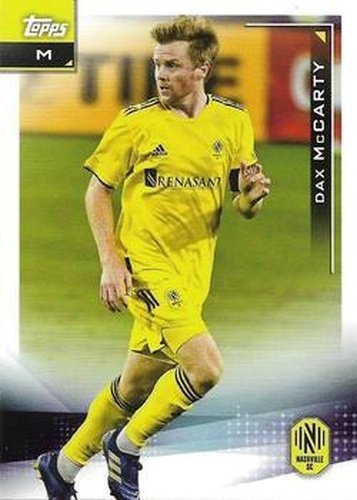 #58 Dax McCarty - Nashville SC - 2021 Topps MLS Soccer