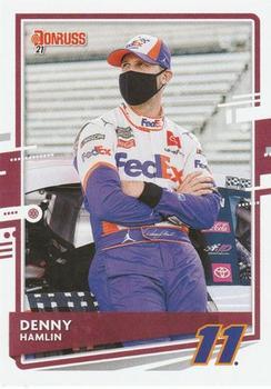 #58 Denny Hamlin - Joe Gibbs Racing - 2021 Donruss Racing