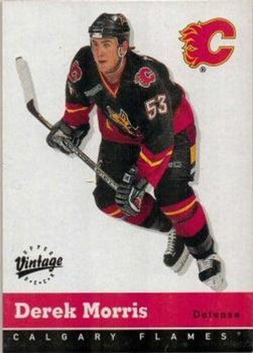 #58 Derek Morris - Calgary Flames - 2000-01 Upper Deck Vintage Hockey