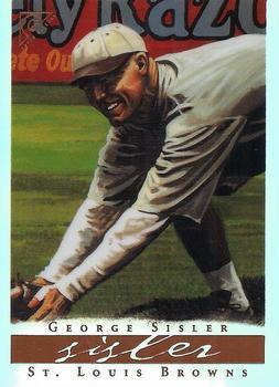#58 George Sisler - St. Louis Browns - 2003 Topps Gallery Hall of Fame - Artist's Proofs Baseball