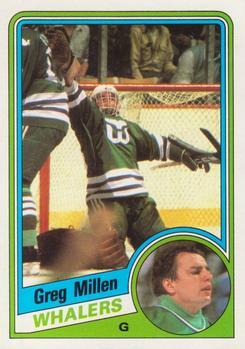 #58 Greg Millen - Hartford Whalers - 1984-85 Topps Hockey