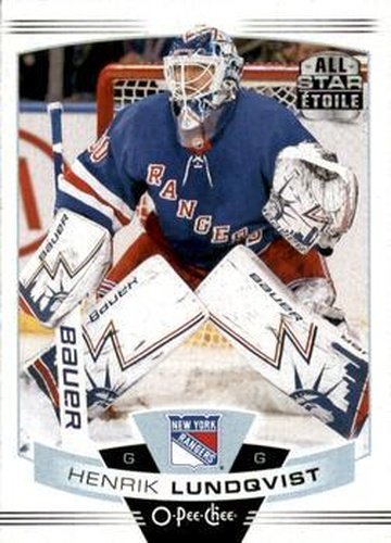 #58 Henrik Lundqvist - New York Rangers - 2019-20 O-Pee-Chee Hockey