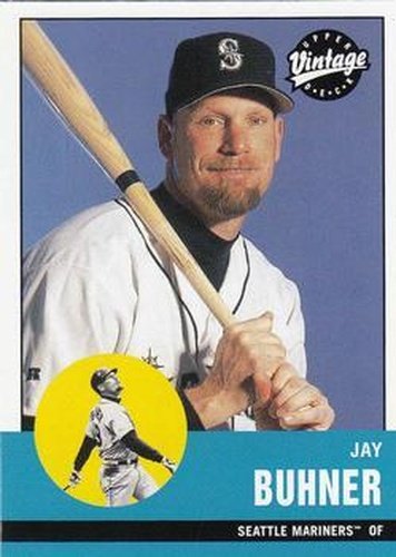 #58 Jay Buhner - Seattle Mariners - 2001 Upper Deck Vintage Baseball
