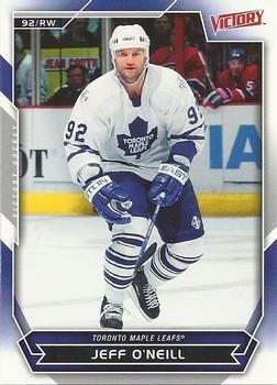#58 Jeff O'Neill - Toronto Maple Leafs - 2007-08 Upper Deck Victory Hockey