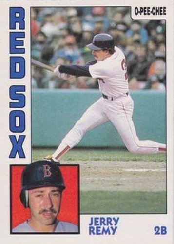 #58 Jerry Remy - Boston Red Sox - 1984 O-Pee-Chee Baseball