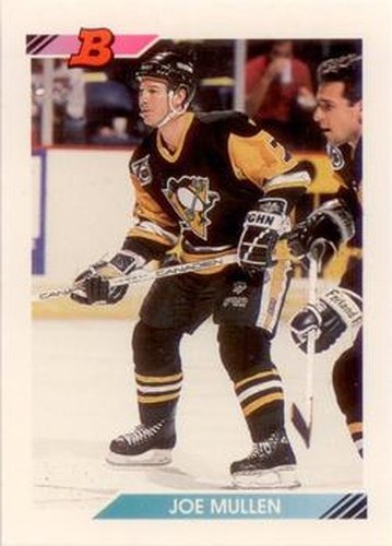 #58 Joe Mullen - Pittsburgh Penguins - 1992-93 Bowman Hockey