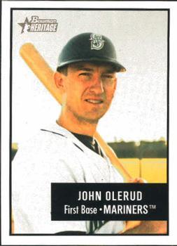 #58 John Olerud - Seattle Mariners - 2003 Bowman Heritage Baseball