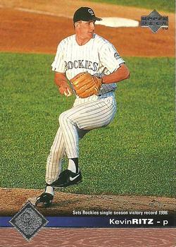 #58 Kevin Ritz - Colorado Rockies - 1997 Upper Deck Baseball
