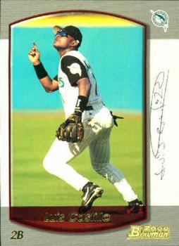 #58 Luis Castillo - Florida Marlins - 2000 Bowman Baseball